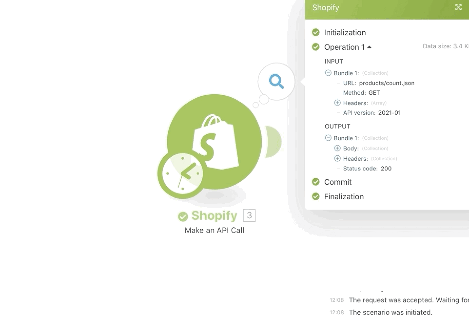 shopify-api-call-make-scenario