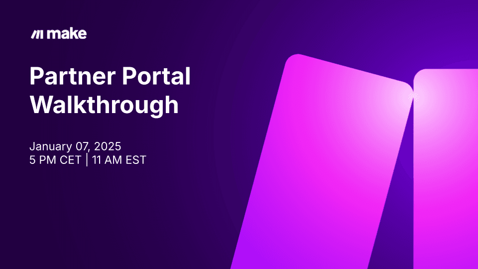 Partner portal walkthrough