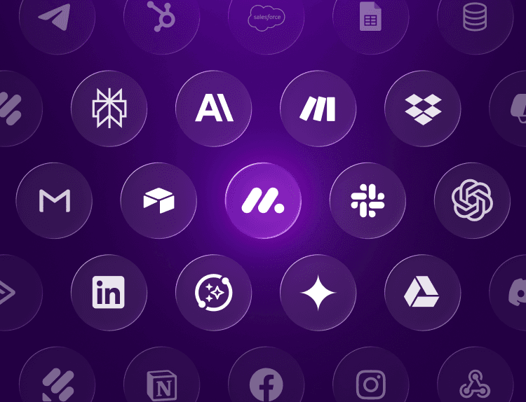 plug your entire stack into monday.com with make