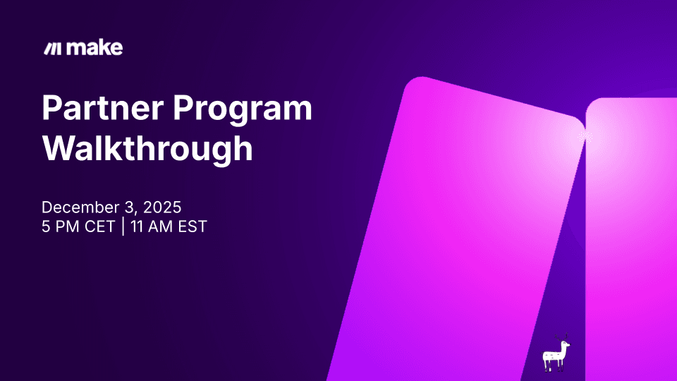 Partner webinars Partner Program Walkthrough