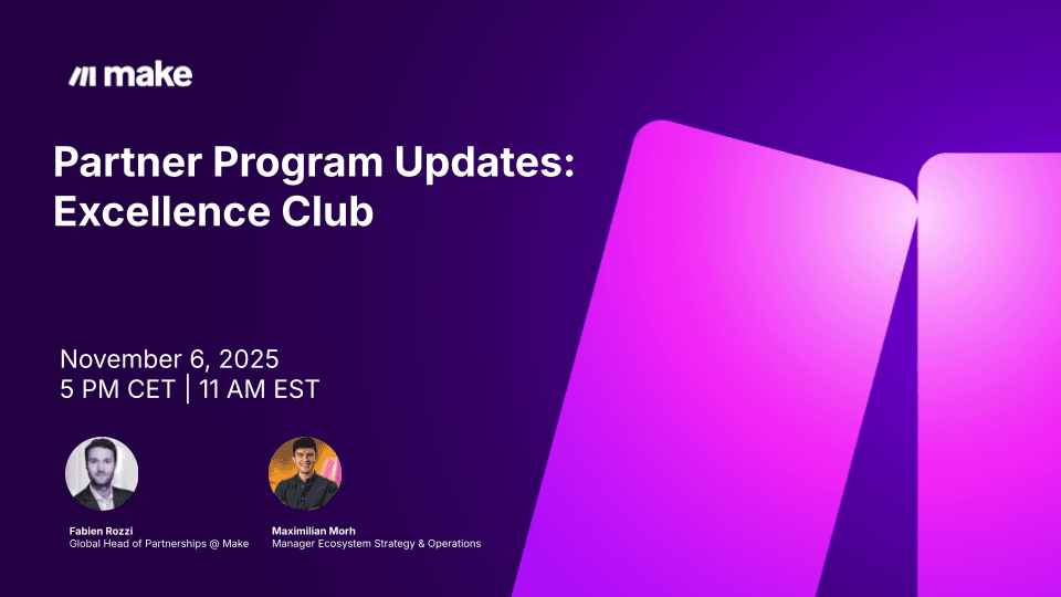 Partner webinars Partner Program Updates: Excellence Club