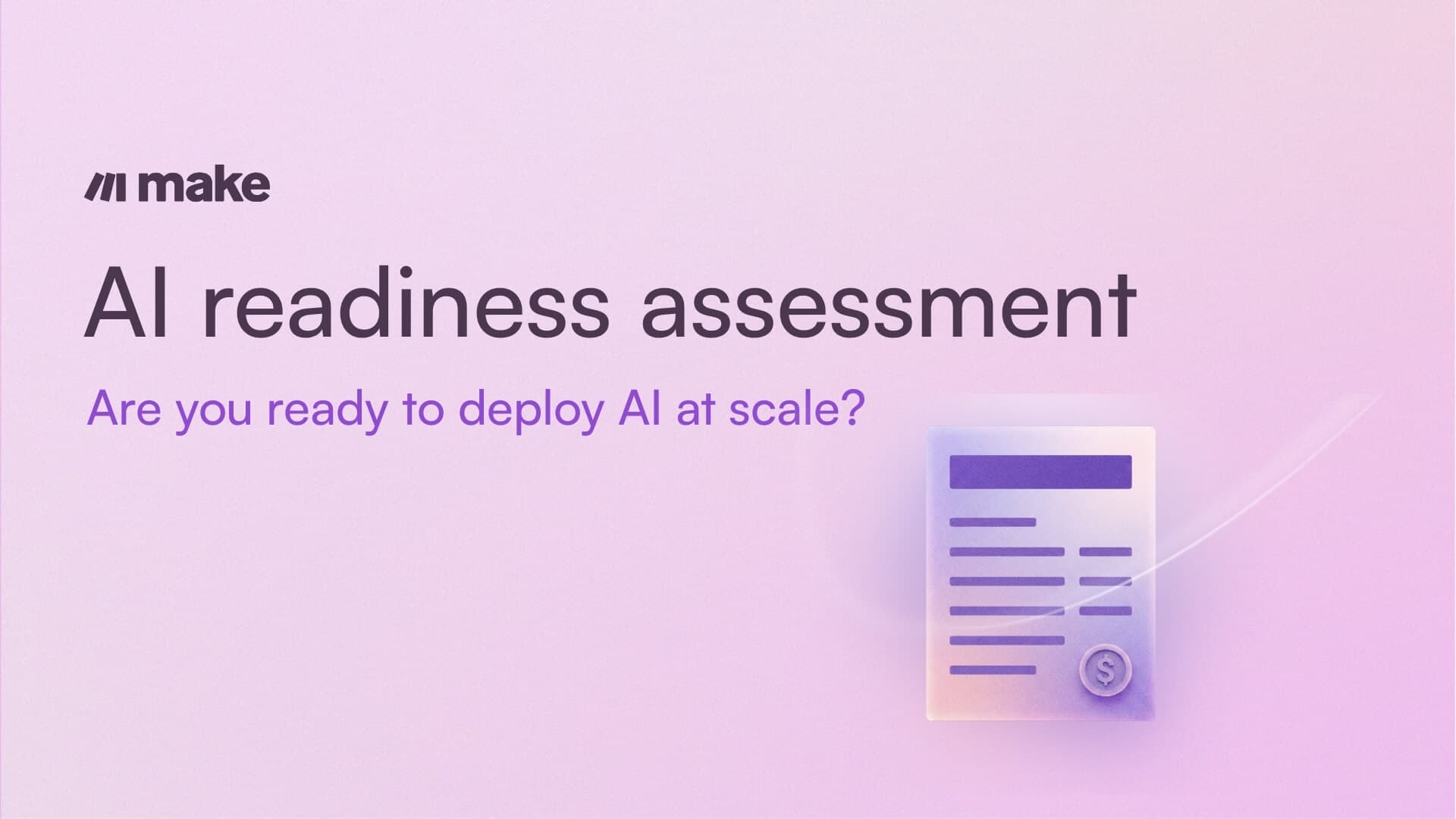AI readiness assessment hero image