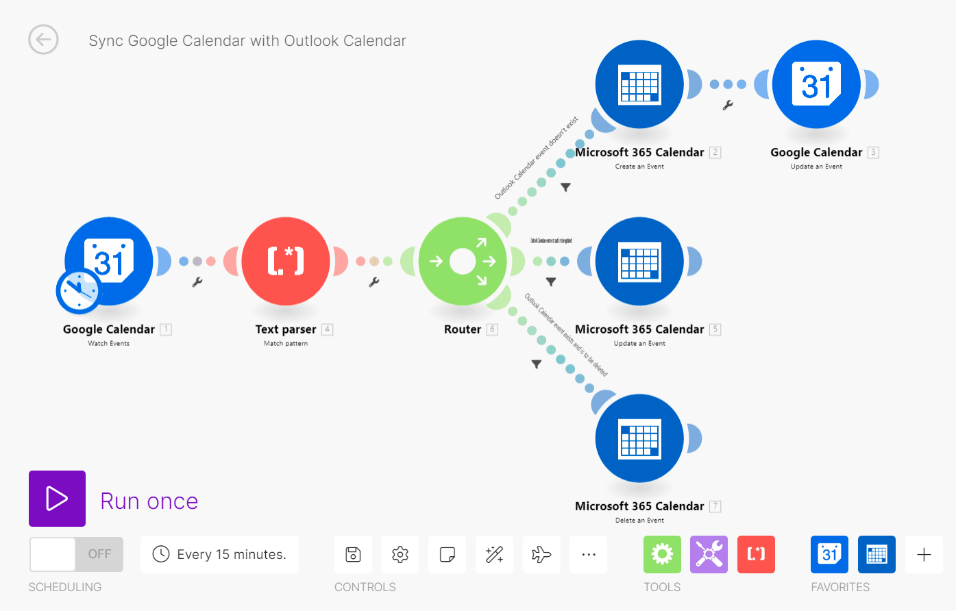 Sync Google Calendar with Outlook Calendar automatically