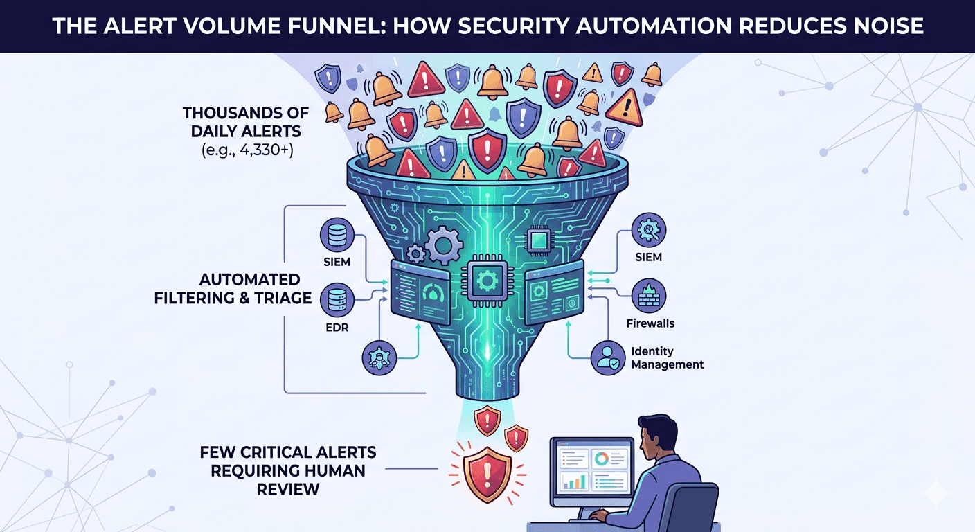 security-alert-funnel-automation-noise-reduction