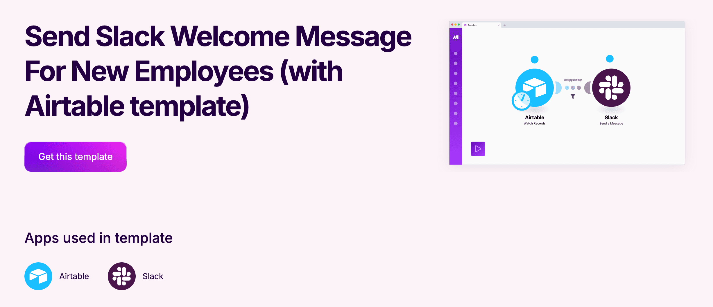 Send-Slack-Welcome-Message-For-New-Employees-with-Airtable-template-Workflow-Template-Make-09-17-2026 01 03 PM