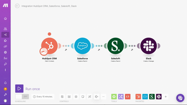 Salesloft integration example