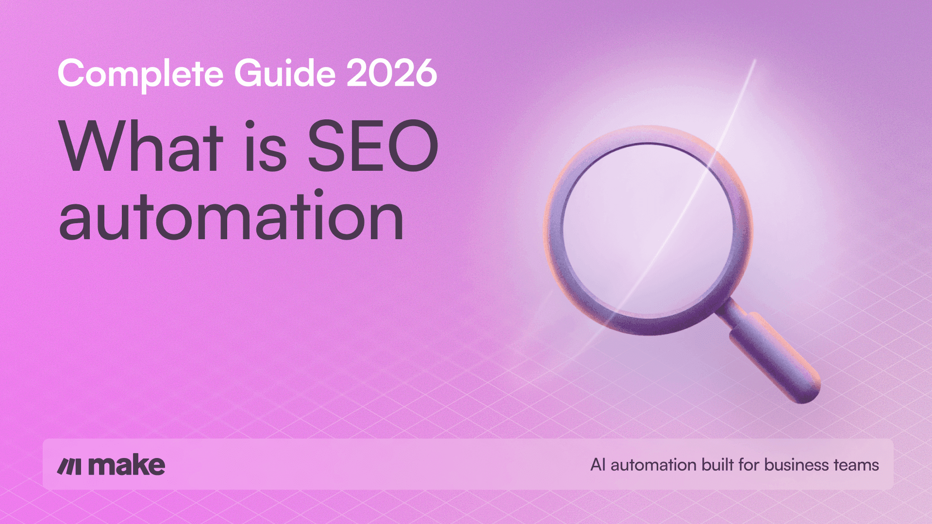 What is SEO automation - hero image