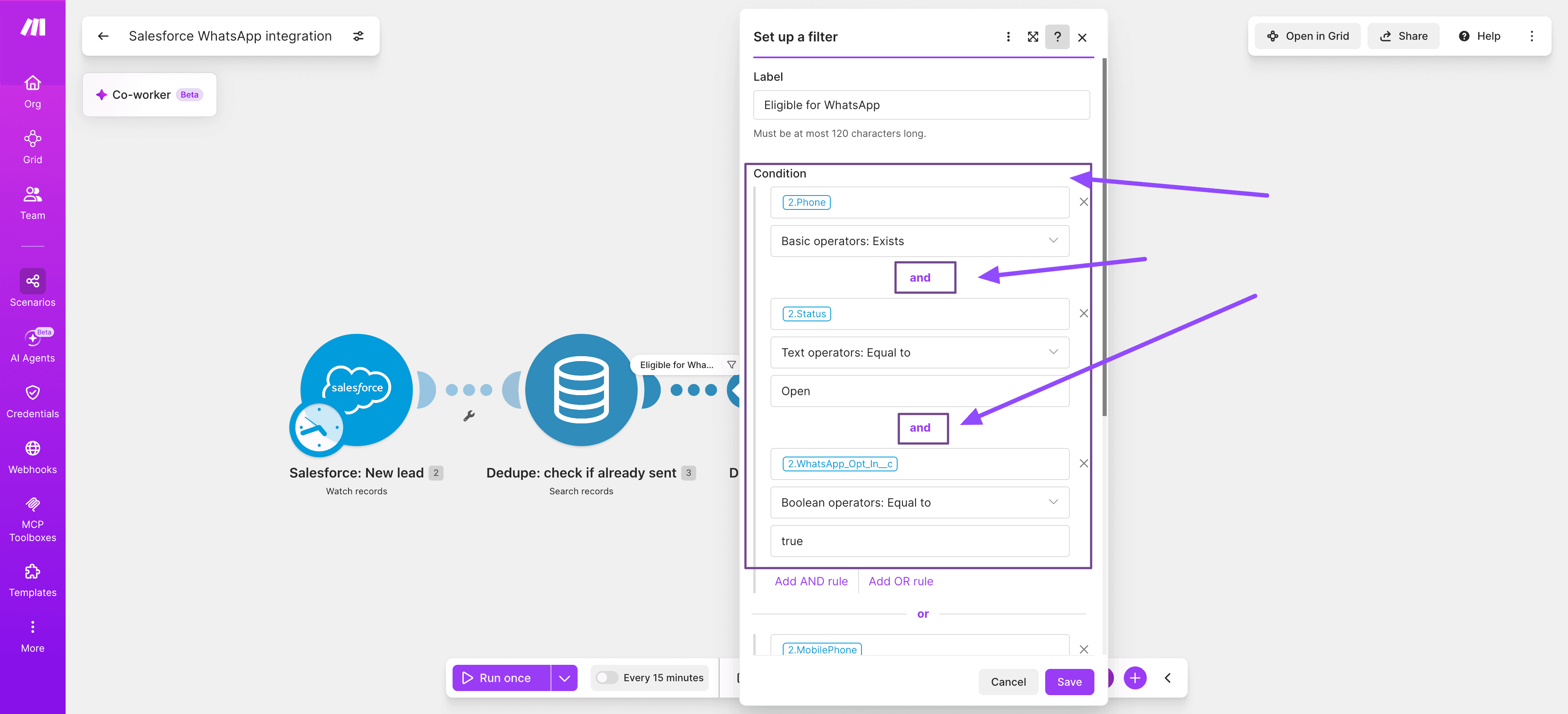 Salesforce-WhatsApp-integration-Step 3