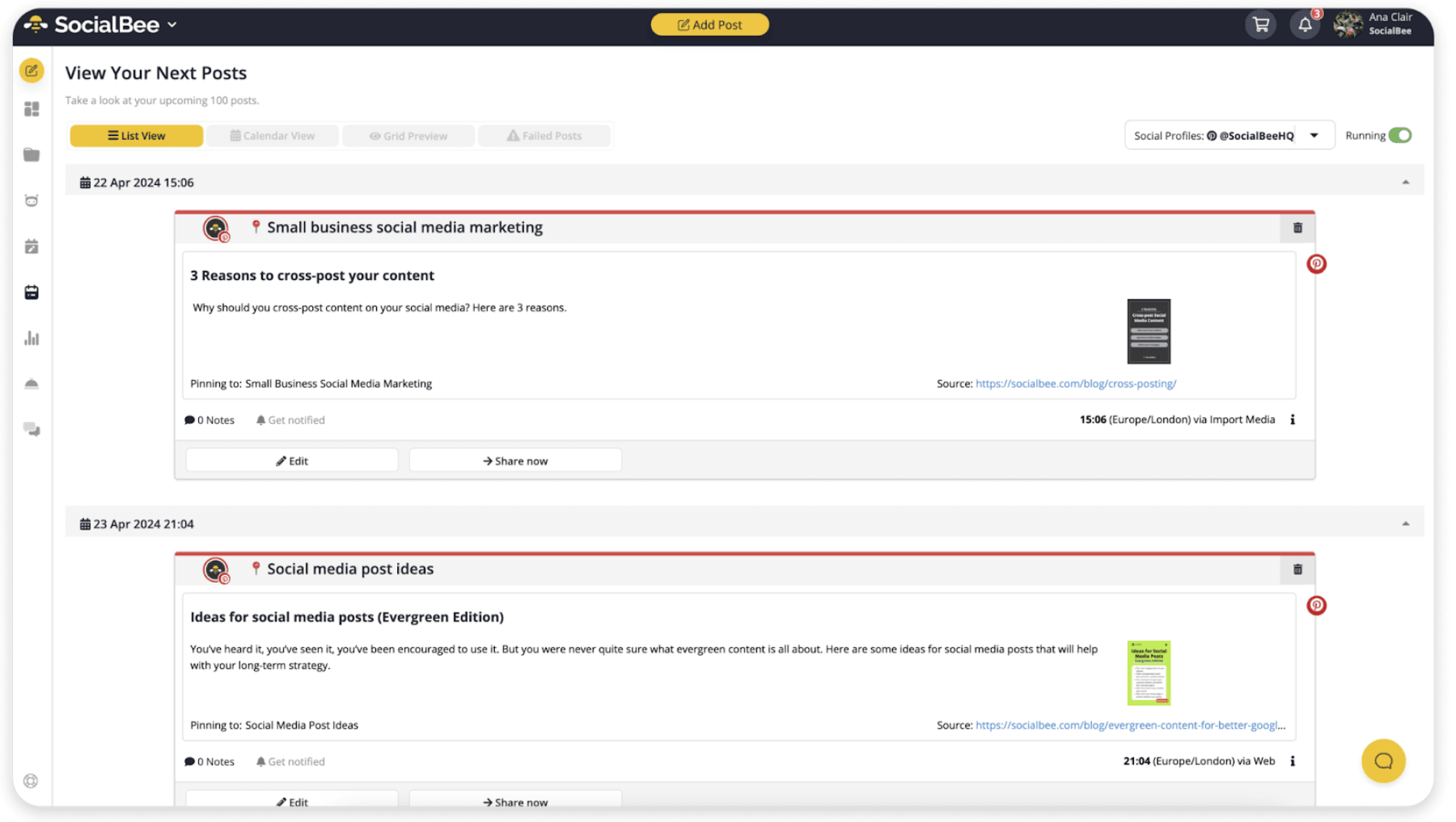 SocialBee