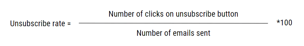 email-unsubscribe-rate-formula