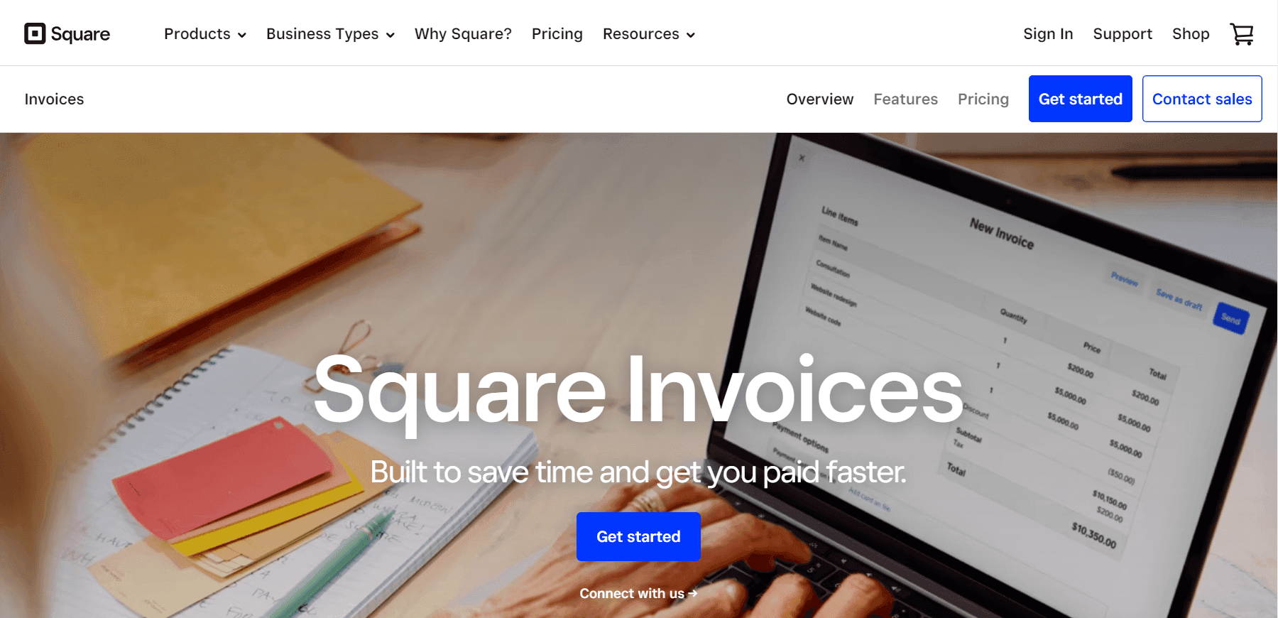 Square invoicing software