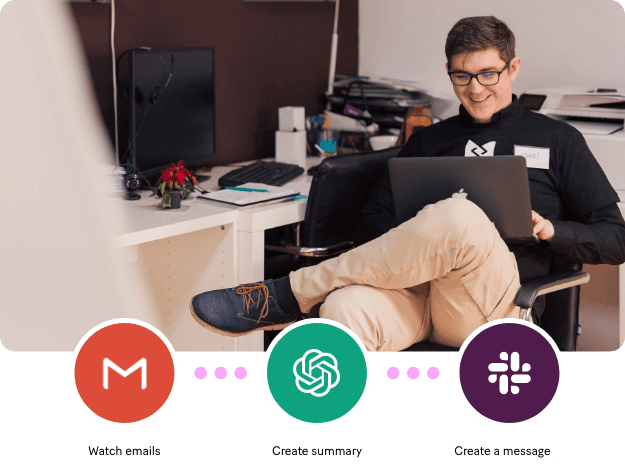 AI summarizes information. Make delivers you insights.