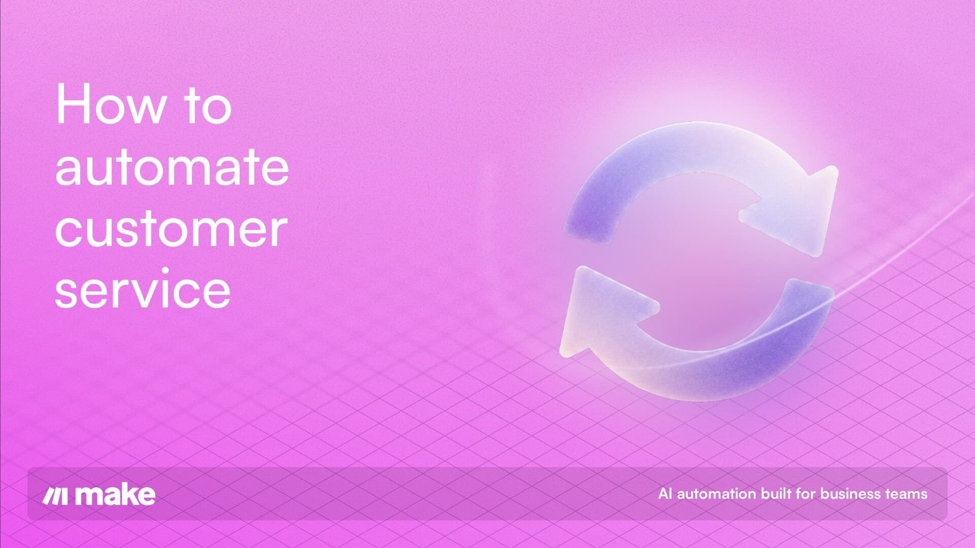 Automate customer service hero image.