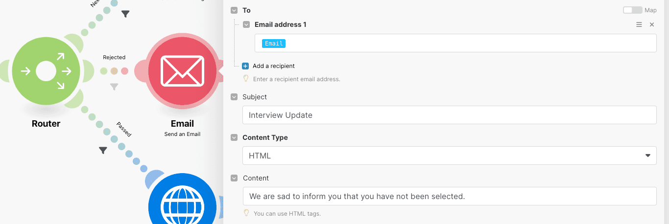 email-rejection-configuration
