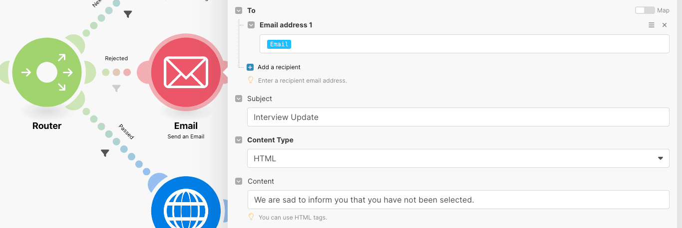 email-rejection-configuration