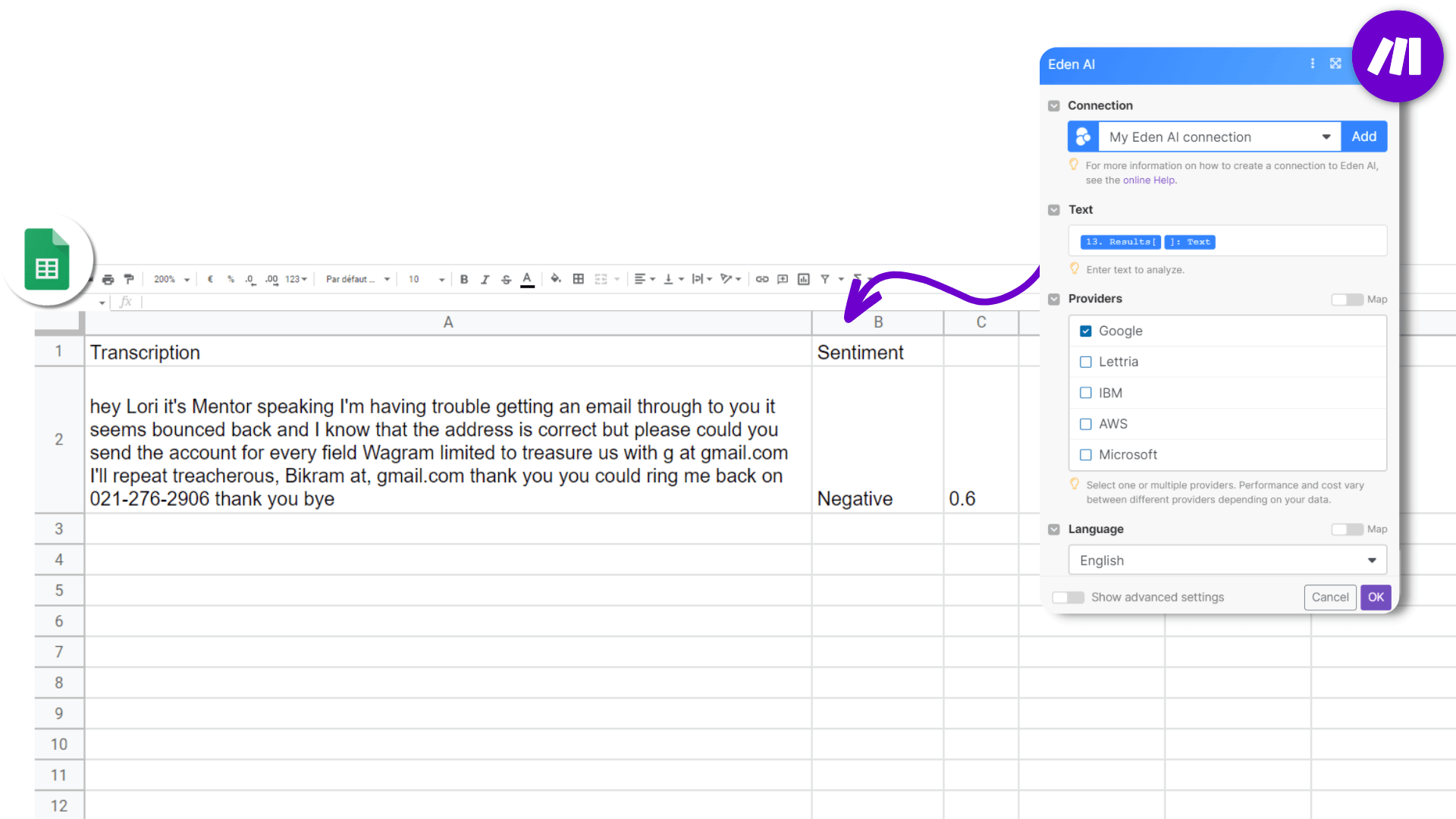 automated sentiment analysis