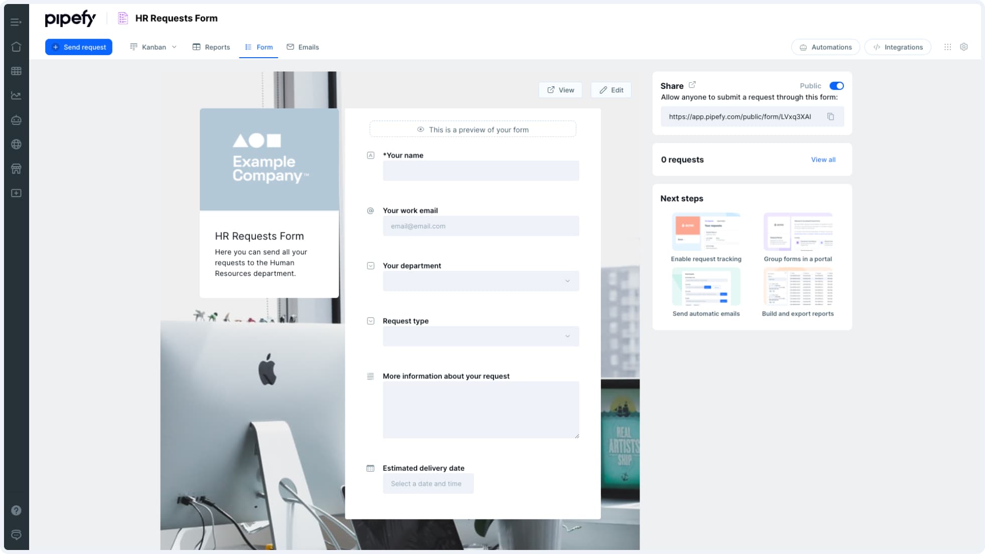 pipefy-make-hr-request-form