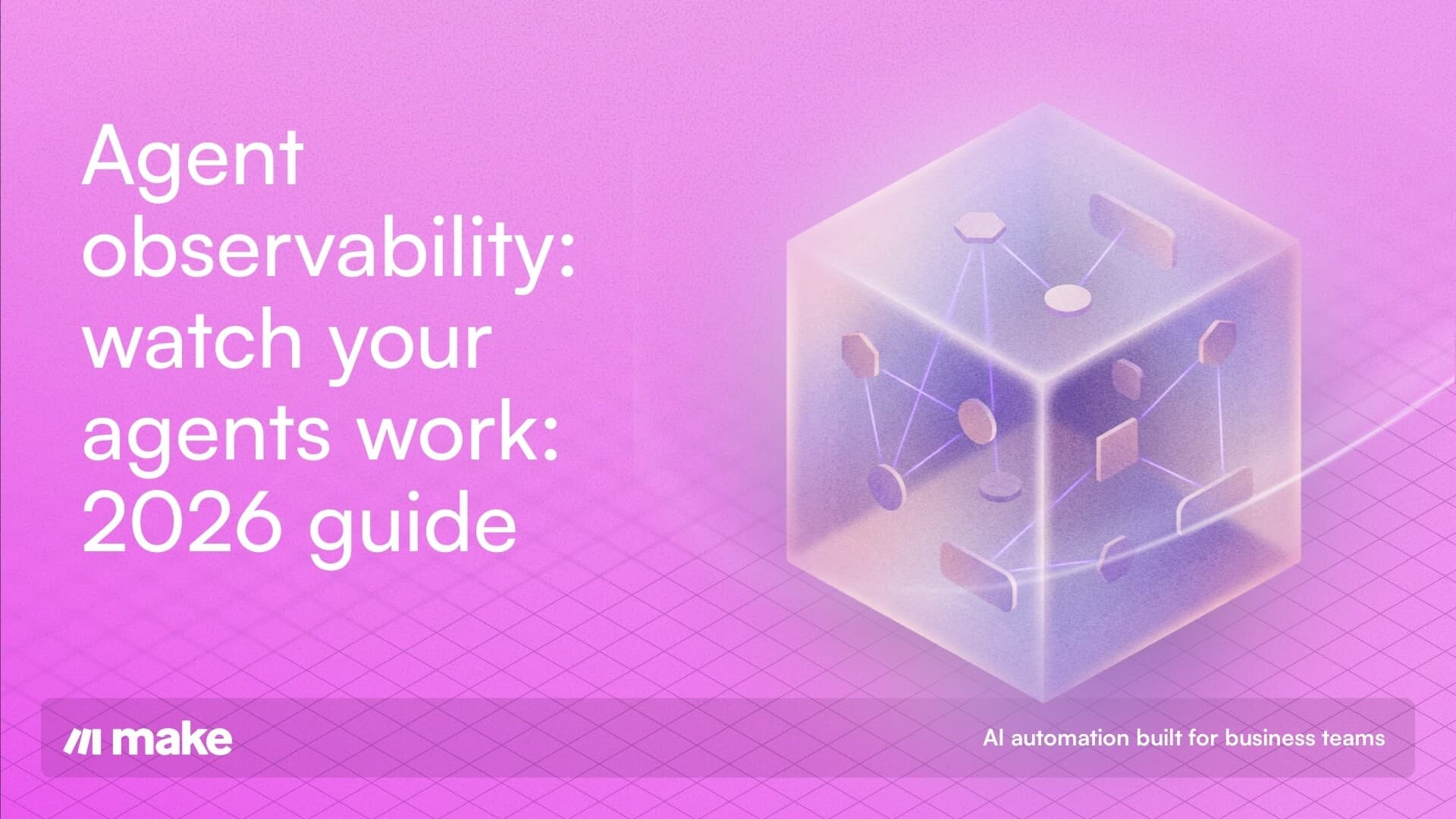 Agent observability hero image
