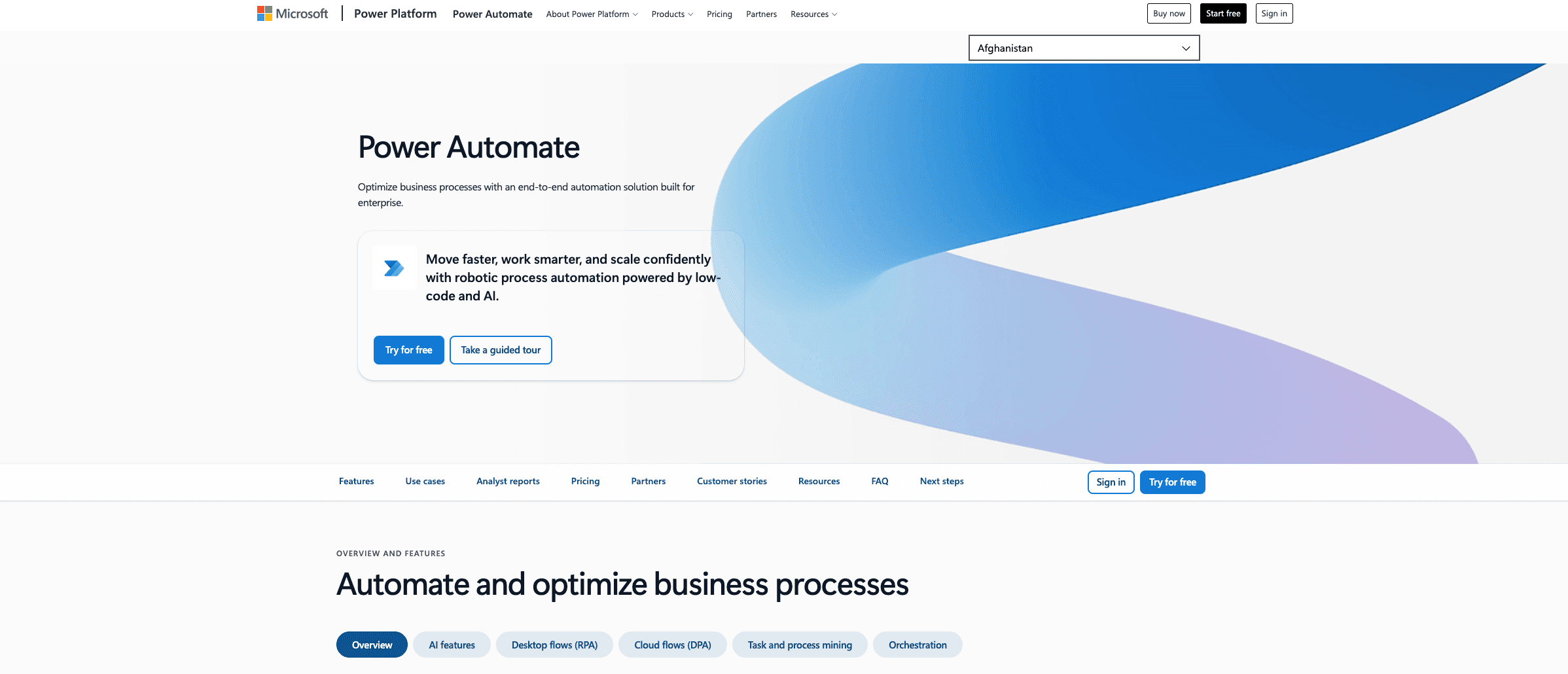 Microsoft-Power-Automate homepage (1)