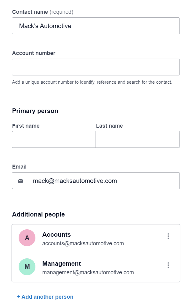add-email-addresses-to-xero