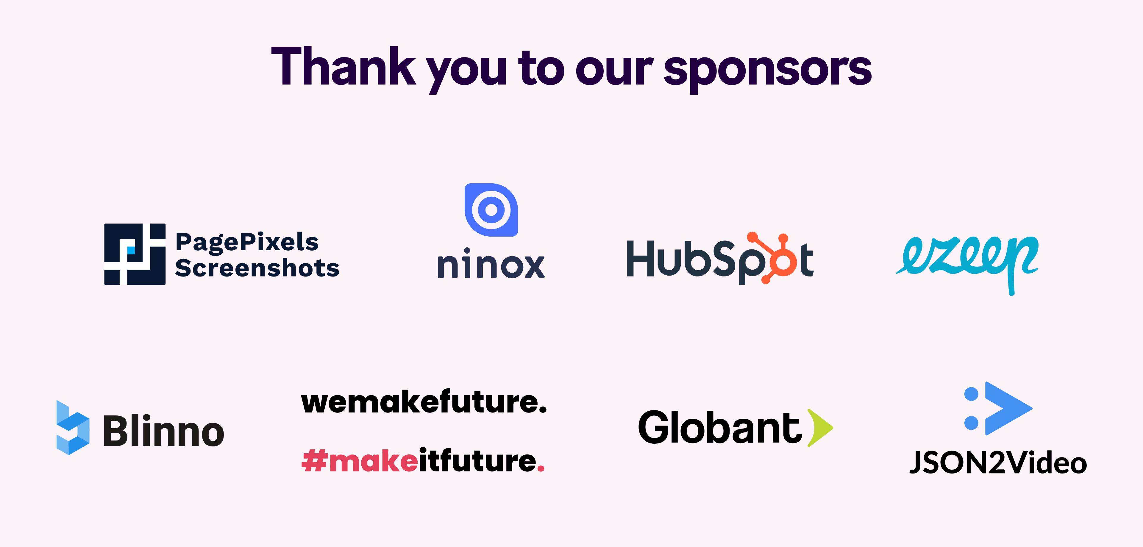 Sponsors logos
