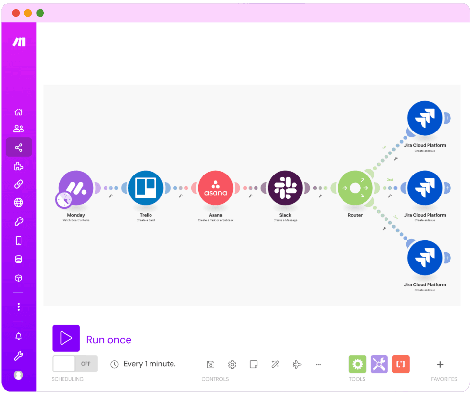 Monday.com scenario 1