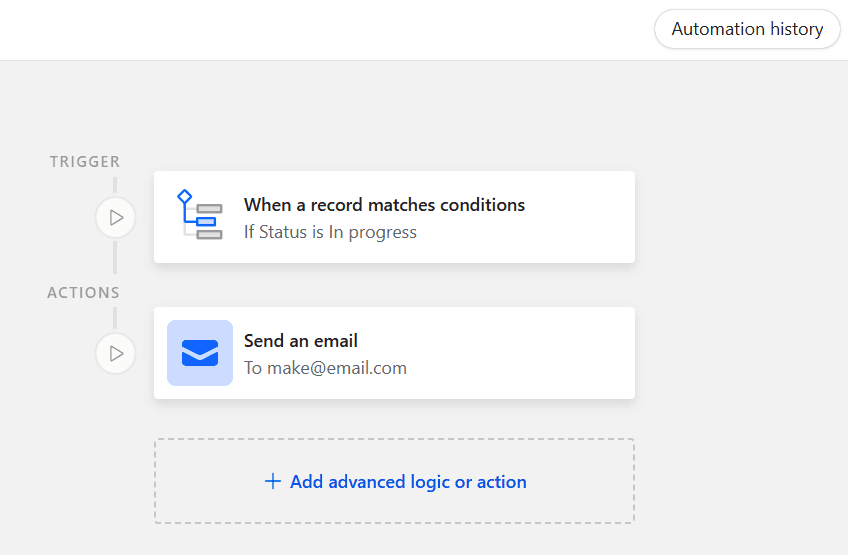 airtable automation workflow example