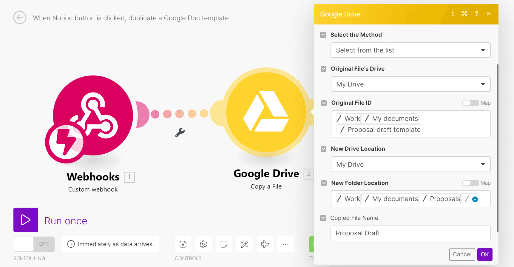 webhook-google-drive