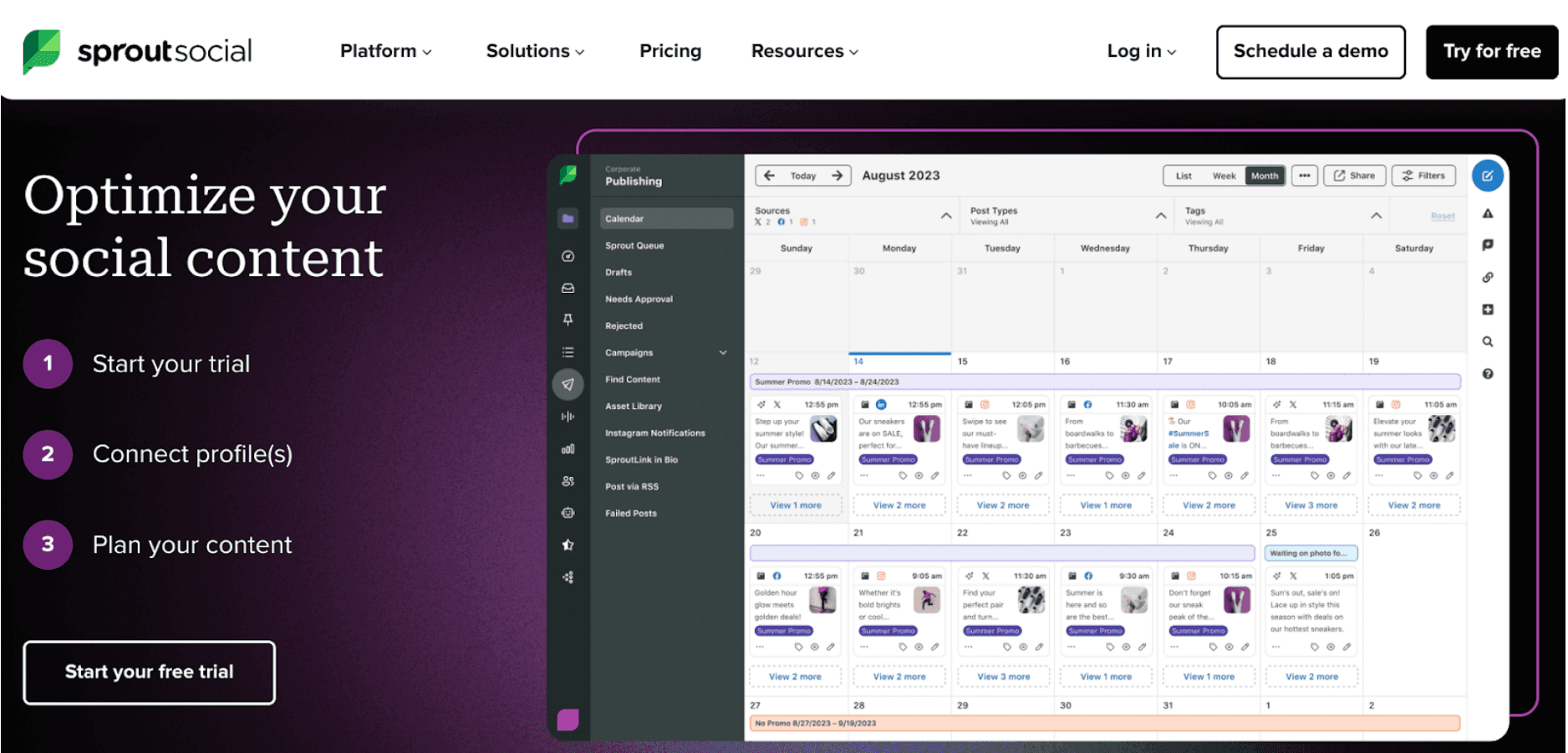 sprout social social media mangement tool