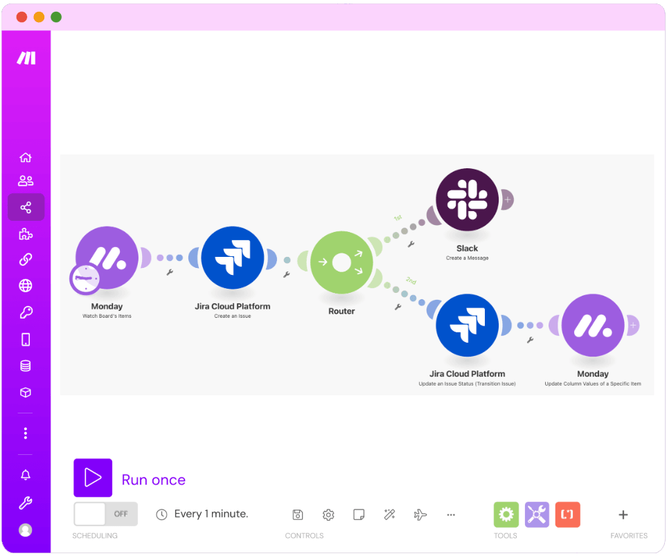 Monday.com scenario 2