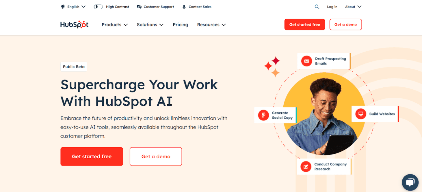 hubspot chatspot ai crm