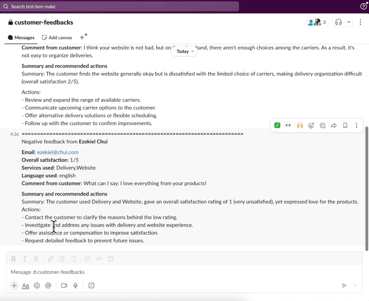 UCV_AI feedback form manager_Slack