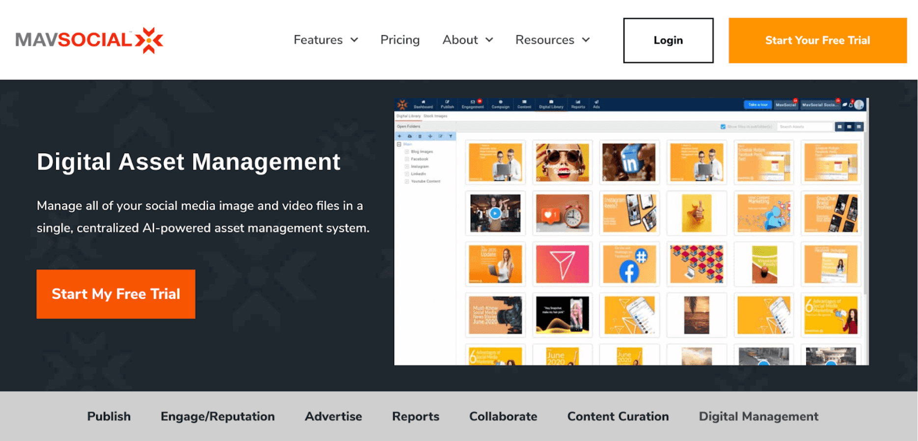mavsocial social media mangement tool