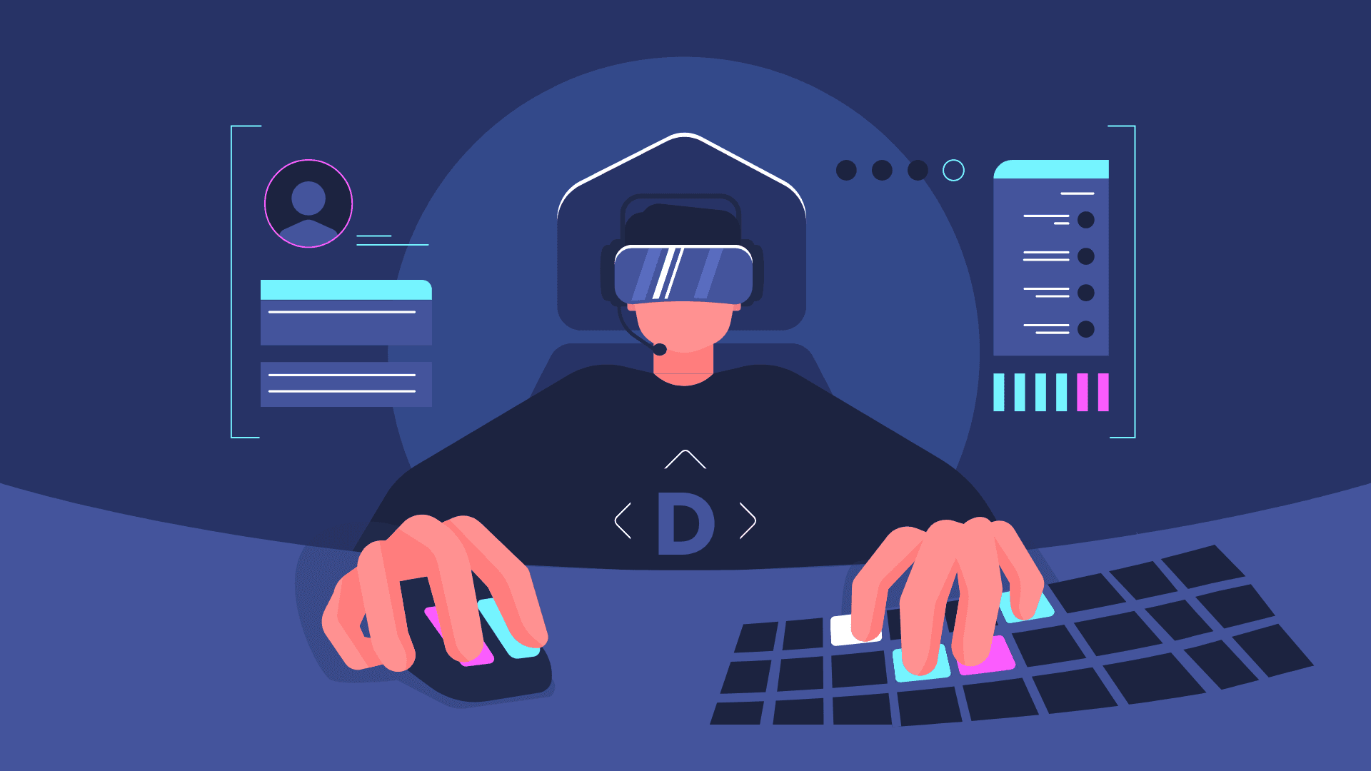 A gamer setting up Discord integrations.