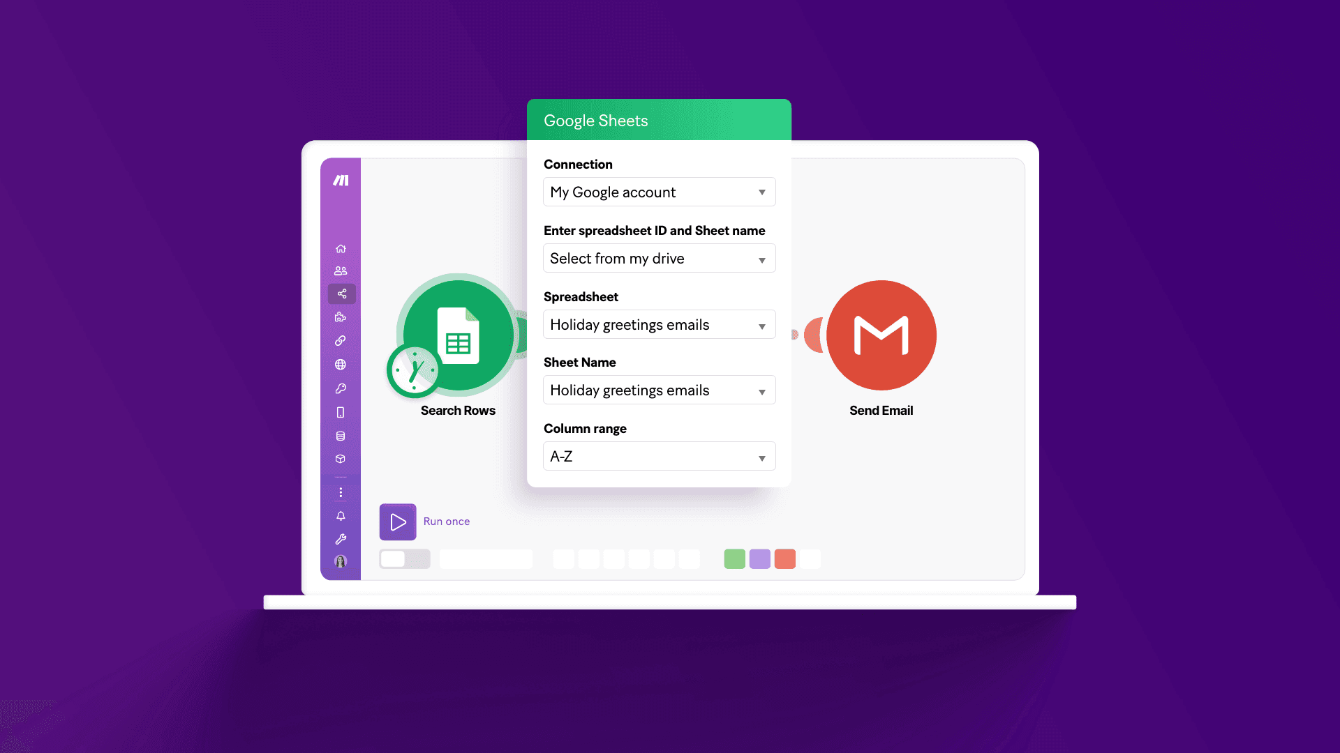 How to Automatically Send Emails From Google Sheets | Make | Make