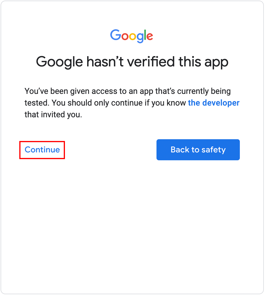 Connecting to Google services using custom OAuth client