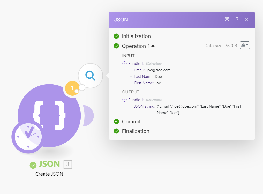 Display and access JSON objects and list formats - MIT App