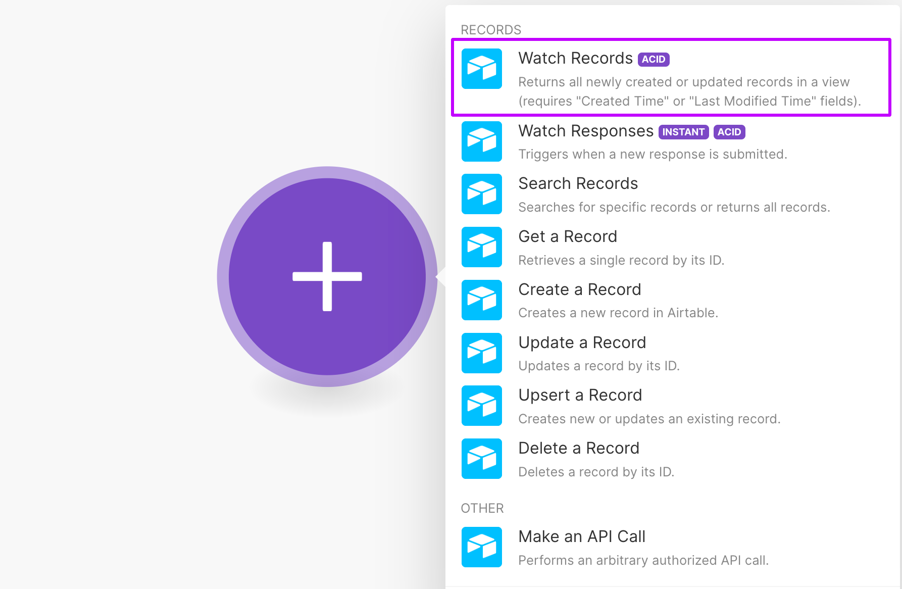 UseCase1-Airtable-WatchRecords-settings.png
