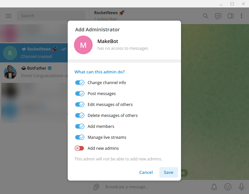 How to Restrict Group Members from Saving Contents from Your Telegram Group  